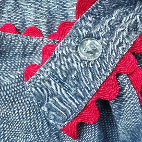 Gymboree | Chambray Ric Rac Dres (6) 🍎 - Picture 5 of 7